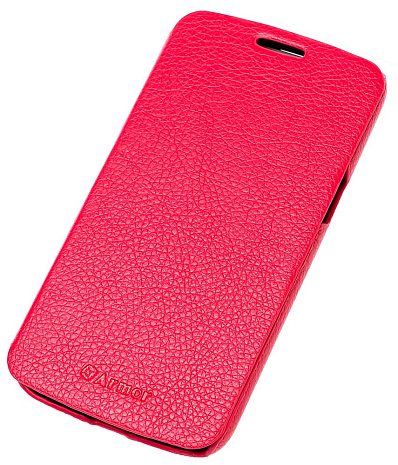 Кожаный чехол для Samsung Galaxy Grand 2 (G7102) Armor Case - Book Type (Красный)