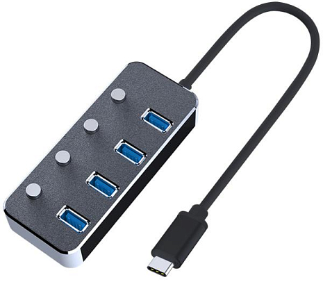 USB- HRS A21 ( Type- HUB)  4  USB 3.0  (60 ) ()
