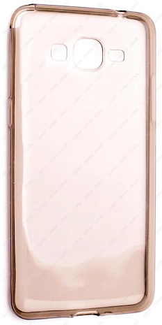 Чехол силиконовый для Samsung Galaxy Grand Prime G530H TPU (Transparent Black)