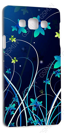 Чехол-накладка для Samsung Galaxy A7 (Белый) (Дизайн 176)