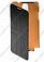 Кожаный чехол для Samsung Galaxy Note 3 (N9005) Ferro Ultra Slim Case (Black / Orange)