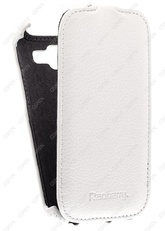 Кожаный чехол для Samsung Galaxy Win Duos (i8552) Redberry Stylish Leather Case (Белый)