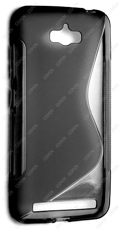 Чехол силиконовый для ASUS ZenFone Max ZC550KL S-Line TPU (Черный)