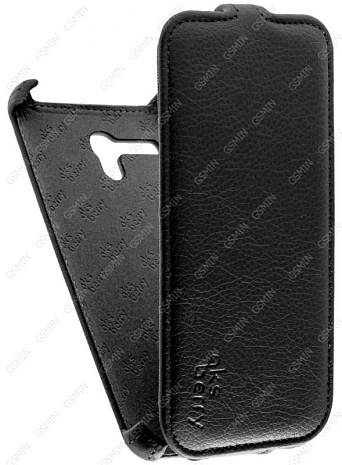 Кожаный чехол для Alcatel One Touch POP 3 5025D Aksberry Protective Flip Case (Черный)