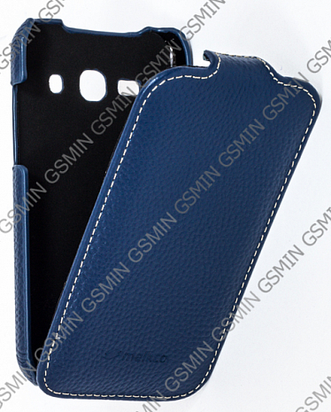    Samsung Galaxy Ace 3 / S7270 / S7272 / S7275 Melkco Premium Leather Case - Jacka Type (Dark Blue LC)