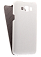 Кожаный чехол для Samsung Galaxy Grand 3 / MAX (SM-G7200) Armor Case "Full" (Белый) (Дизайн 117)