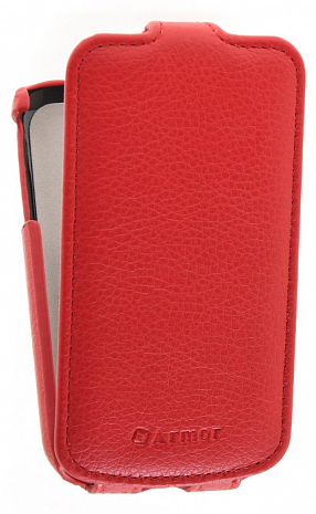 Кожаный чехол для Samsung Galaxy Trend (S7390) Armor Case "Full" (Красный)