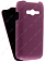 Кожаный чехол для Samsung Galaxy Ace 4 Lite (G313h) Aksberry Protective Flip Case (Фиолетовый)