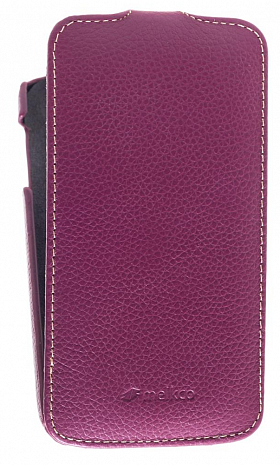    Samsung Galaxy S4 (i9500) Melkco Premium Leather Case - Jacka Type (Purple LC)