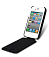    Apple iPhone 4/4S Melkco Leather Case - Jacka Type (Ostrich Print pattern - Bitumen Black)