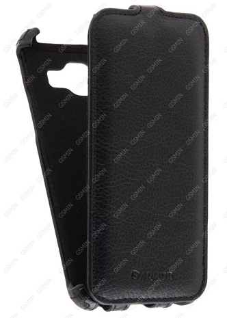 Кожаный чехол для Samsung Galaxy J2 Prime SM-G532F Armor Case (Черный)
