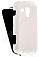 Кожаный чехол для Samsung Galaxy Trend Plus S7580/S7582 Aksberry Protective Flip Case (Белый)