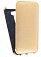 Кожаный чехол для Asus Zenfone 2 Laser ZE601KL Aksberry Protective Flip Case (Золотой)