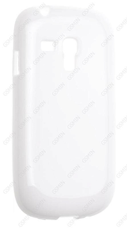 Чехол силиконовый для Samsung Galaxy S3 Mini (i8190) TPU (Белый)