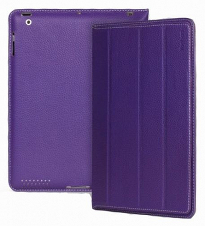 Кожаный чехол для iPad 2/3 и iPad 4 Yoobao iSmart Leather Case (Фиолетовый)