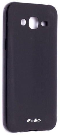 Чехол силиконовый для Samsung Galaxy J5 SM-J500H Melkco Poly Jacket TPU (Black Mat)