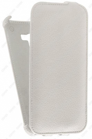 Кожаный чехол для Asus Zenfone Selfie ZD551KL Armor Case (Белый)