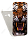 Кожаный чехол для Alcatel One Touch POP 3 5015D Armor Case (Белый) (Дизайн 142)
