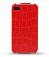   Apple iPhone 4/4S Melkco Leather Case - Jacka Type (Crocodile Print Pattern - Red)
