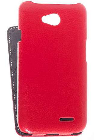    LG L70 Dual /D325 Melkco Leather Case - Jacka Type (Red LC)