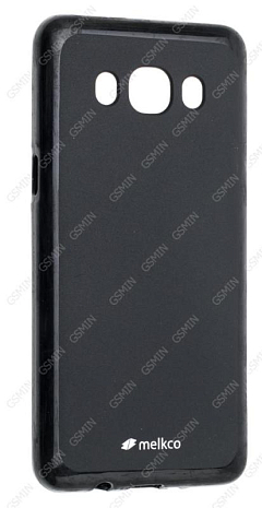 Чехол силиконовый для Samsung Galaxy J7 (2016) SM-J710F Melkco Poly Jacket TPU (Black Mat)