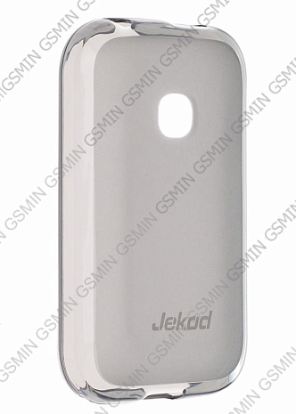 Чехол силиконовый для Alcatel One Touch 3035A Jekod (Прозрачно-черный)