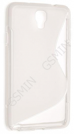 Чехол силиконовый для Samsung Galaxy Note 3 Neo (N7505) S-Line TPU (Прозрачно-Матовый)