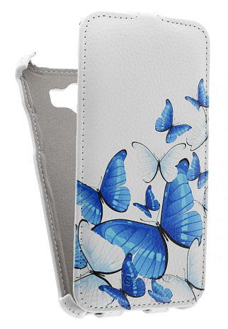 Кожаный чехол для Samsung Galaxy Grand Prime G530H Armor Case (White) (Дизайн 11/11)