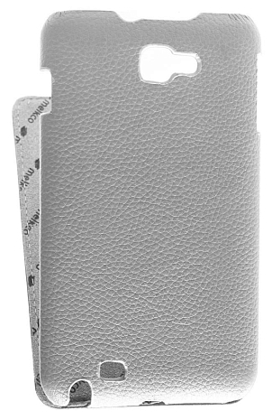    Samsung Galaxy Note (N7000) Melkco Premium Leather Case - Jacka Type (White LC)