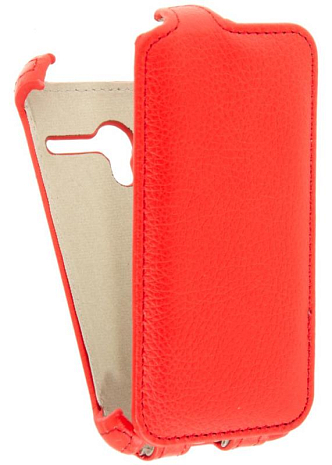 Кожаный чехол для Alcatel PIXI 3(4) 4013D Armor Case (Красный)