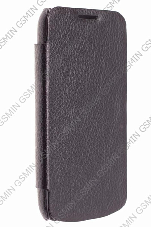 Кожаный чехол для Samsung Galaxy S4 Mini (i9190) Art Case - Book (Черный)