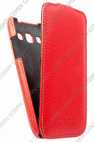 Кожаный чехол для Samsung Galaxy Win Duos (i8552) Melkco Premium Leather Case - Jacka Type (Red LC)