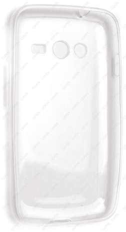 Чехол силиконовый для Samsung Galaxy Ace 4 Lite (G313h) TPU (Прозрачный) (Дизайн 14)