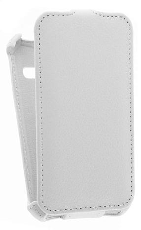Кожаный чехол для Samsung Galaxy J1 mini (2016) Armor Case (Белый)