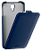 Кожаный чехол для Samsung Galaxy Note 3 Neo SM-N7505 Sipo Premium Leather Case - V-Series (Синий)