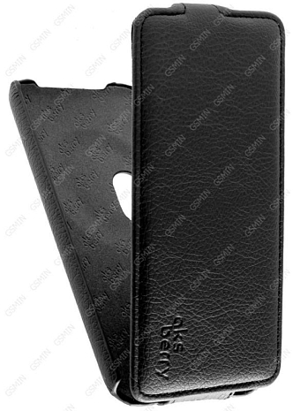 Кожаный чехол для ASUS ZenFone Zoom ZX551ML Aksberry Protective Flip Case (Черный)