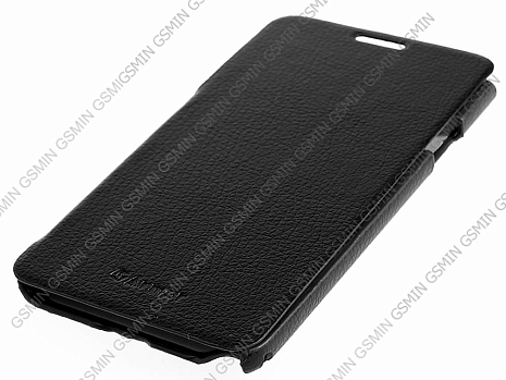 Кожаный чехол для Samsung Galaxy Note 3 (N9005) Armor Case - Book Type (Черный)