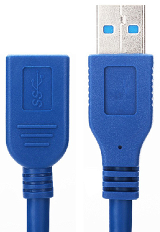 - GSMIN A84 USB 3.0 (M) - USB 3.0 (F) (1,5 ) ()