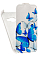 Кожаный чехол для Samsung Galaxy Ace 4 Lite (G313h) Armor Case (Белый) (Дизайн 11/11)