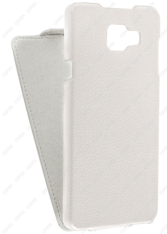 Кожаный чехол для Samsung Galaxy A7 (2016) Art Case (Белый) (Дизайн 142)