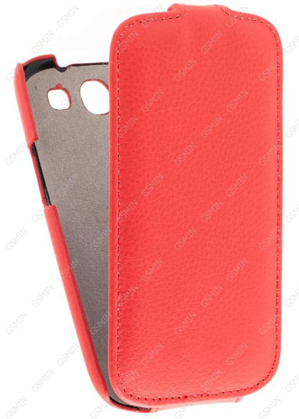 Кожаный чехол для Samsung Galaxy S3 (i9300) Art Case (Красный)