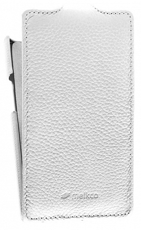    LG Optimus L9 / P760 Melkco Leather Case - Jacka Type (White LC)