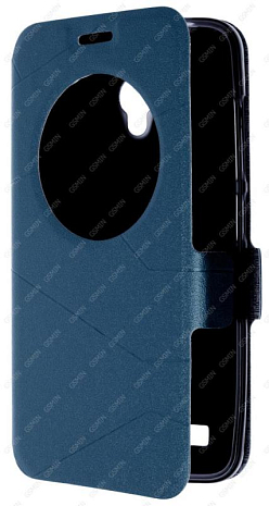 Чехол-книжка с магнитной застежкой для ASUS ZenFone Go ZC500TG (Синий)
