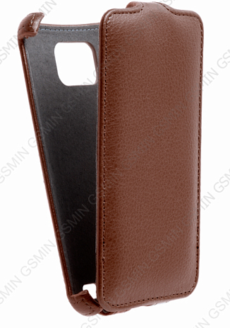 Кожаный чехол для Samsung Galaxy S2 Plus (i9105) Armor Case (Коричневый)