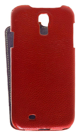 Кожаный чехол для Samsung Galaxy S4 (i9500) Melkco Premium Leather Case - Jacka Type (Red LC)