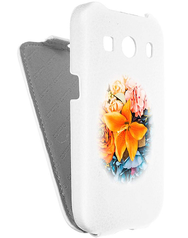 Кожаный чехол для Samsung Galaxy Ace Style LTE (G357FZ) Armor Case (Белый) (Дизайн 9/9)