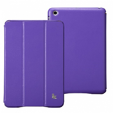 Кожаный чехол для iPad mini Jison Executive Smart Cover (Фиолетовый)