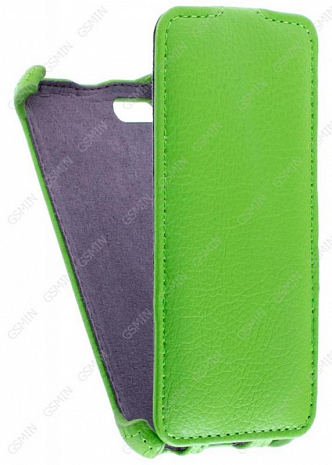 Кожаный чехол для Apple iPhone 5/5S/SE Armor Case (Зеленый)