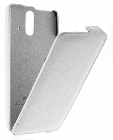    HTC One Dual Sim E8 Melkco Premium Leather Case - Jacka Type (White LC)