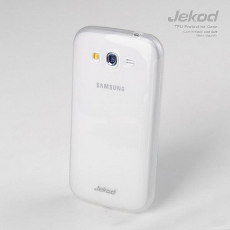 Чехол силиконовый для Samsung Galaxy Grand (i9082) Jekod (Белый)